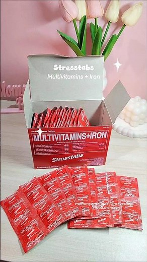 Stresstabs Multivitamins + Iron #multivitamins #vitamins