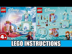 LEGO Instructions - Disney - 43238 - Elsa's Frozen Castle (All Books)