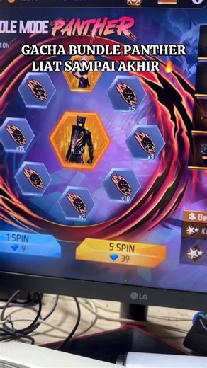 GACHA BUNDLE PANTHER DI FREE FIRE 🔥 #freefire #shorts #ffgacha #ffshorts