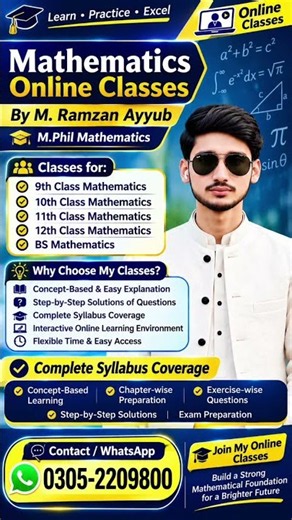Mathematics Online Classes | Learn Math Easily & Step by Step 📚✨