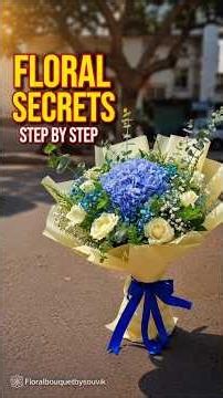 Luxury Blue Hydrangea Bouquet 💙 Must Learn DIY
