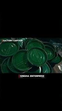 KP Paper Plate Making Process | Factory #shorts
