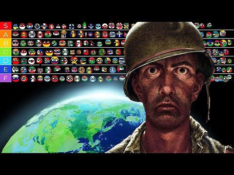 Tier List of Every Country on Earth
