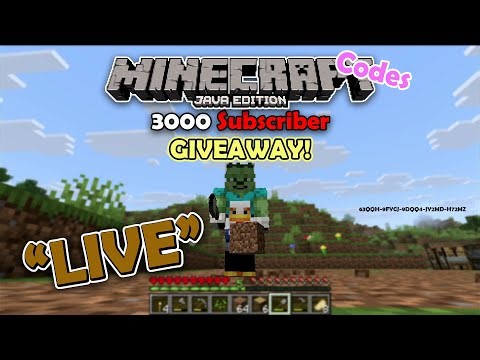 Java Minecraft LIVE Giveaway 3000 Subscriber Celebration | Snapshot 11 Zalith Launcher Hardcore