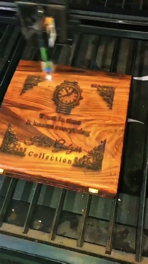Wooden Watch box with customized name engraving