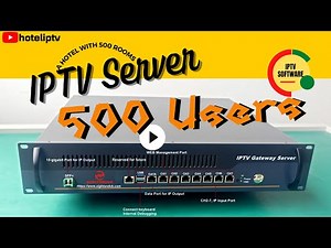 The Video of IPTV Server for Hotel