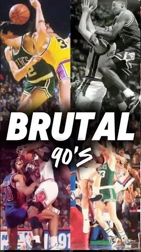 When the NBA Was a WAR Zone 😳🔥 The BRUTAL 90s Basketball Era!