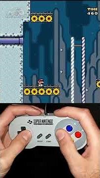 FROZEN CAVE JUMPS - Kaizo Mario