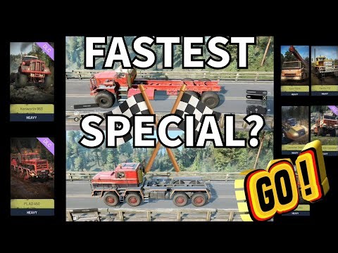 It's Not The Truck You Think. Which Advanced Special Heavy is Actually the Fastest? #snowrunner