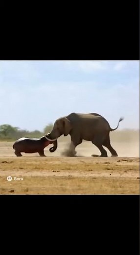 Animal Supreme King Championship Semifinal Match 1: Elephant vs. Hippo
