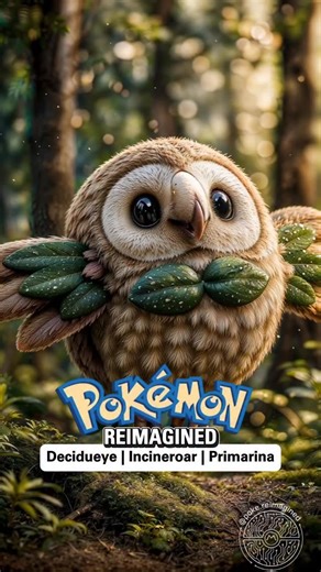 Pokémon Reimagined on Instagram: "👋🏼 Aloha! Or should I say Alola!? Alolan starters are here! Decidueye, Incineroar, Primarina 🌺 Leave a comment and let me know who you’re picking as your starter Pokémon! 💬 Request: @christopher36422 @evansanto_1144 #pokemon #evolution #fyp #alola #alolaregion"