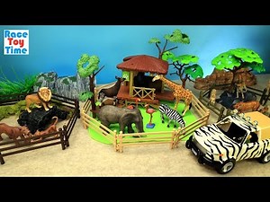 Safari Zoo Animals Fun Toys For Kids - Learn Animal Names Video