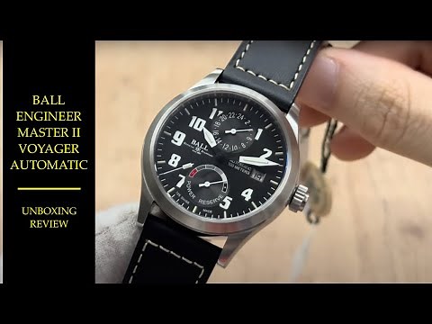 Ball Engineer Master II Voyager Automatic GM2126C-LJ-BK Watch | Review Valjoux Relogios