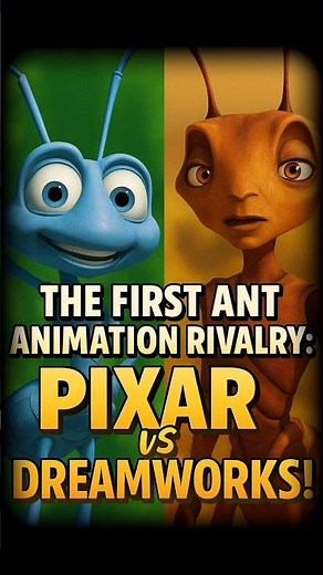 “The First Ant Animation Rivalry: Pixar vs DreamWorks!” #pixar #dreamworks #animation