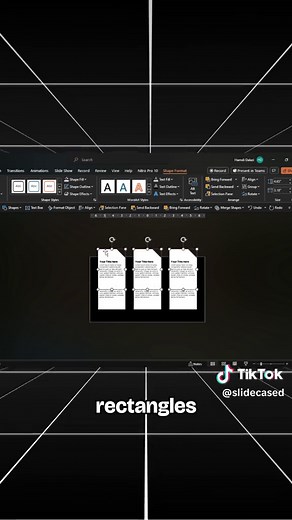 Simple trick for engaging text presentations. #powerpoint #ppt #design #students