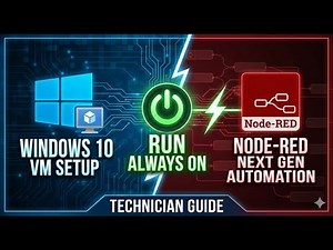 Node-RED on Windows 10 VM: Next Gen Automation | Installation Technician Guide