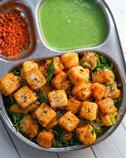 I grind leftover-Rice into a smooth paste to make this mouth-watering breakfast/tiffin recipe. You'll love it! :) | Papa Mummy Kitchen