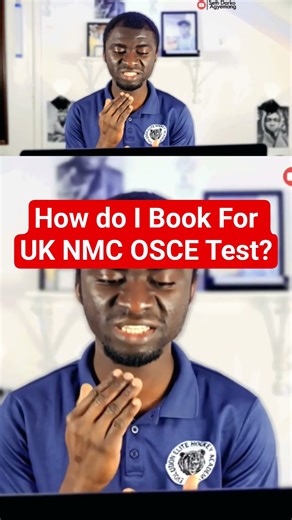 How do I Book For UK NMC OSCE Test? #uknmc #oscetraining