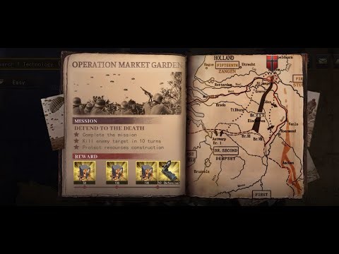 Strategy Commander WW2 Europe Frontline Axis Special Mission: Operation Market Garden 3 Star