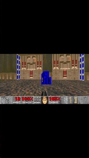 How to find the BLUE KEY! 🔵 DOOM 2: Map 03 #shorts