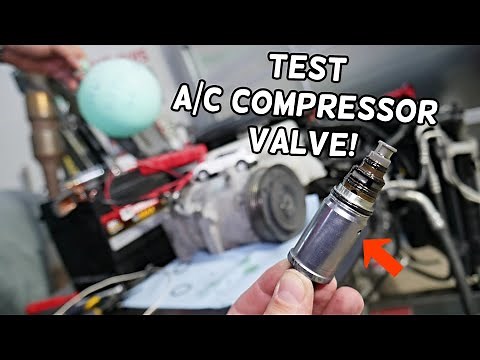 HOW TO TEST AC COMPRESSOR VALVE ON HYUNDAI SANTA FE, AC FIX