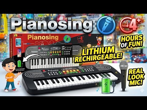 🆕🔥🎁India's First Amazing Chargeable Toy Piano✨🔥