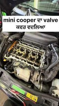 how to replace mini cooper valve cover