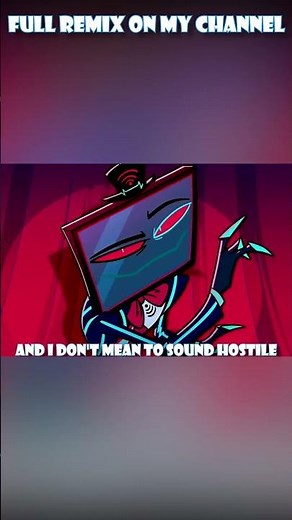 HAZBIN HOTEL - STAYED GONE | REMIX (feat. Crickxy) [Lyric Video]