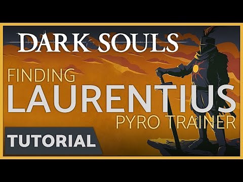Dark Souls - How to Find the Pyromancer Trainer Laurentius of the Great Swamp in The Depths