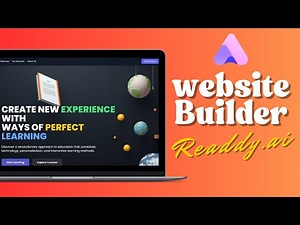 Build a Professional Website with AI | Readdy.ai Full Tutorial (No Coding Needed!)