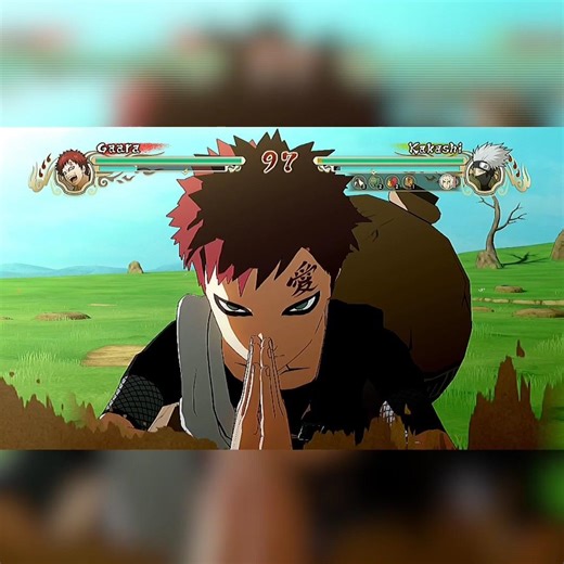 Gaara: Giant Sand Burial Jutsu - Naruto Ultimate Ninja Storm #naruto #anime #shorts