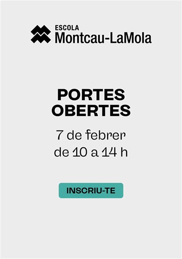 Montcau - La Mola on Instagram: "#sommontcau Descobreix el nostre projecte educatiu, les instal·lacions i el nostre equip docent. El 7 de febrer jornada de portes obertes. 📅 Des dels 4 mesos fins als 18 anys 👈 Essència Pròpia, som present, som futur. #MLM #montcaulamola #sommontcau #essènciapròpia #escola #educació #portesobertes"