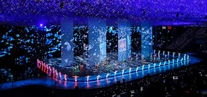 Enjoygalaxy's Wireless Pixel Costumes at the 9th Winter Asian Games...