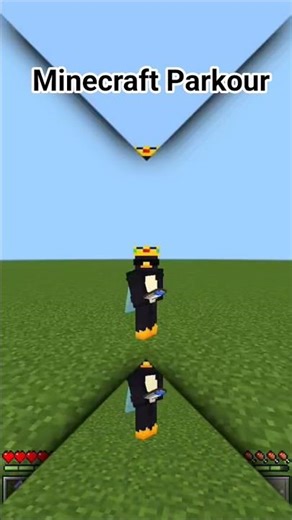 minecraft simple parkour #shorts