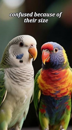Parakeet vs Lovebird: Which One Is the Real Fighter? #facts #wildlifeshorts #lovebirds