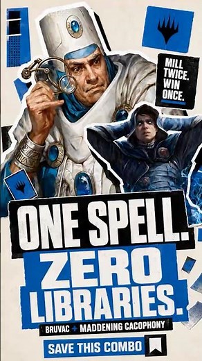 One Spell, Zero Libraries — The 2-Card Bruvac Mill Combo 🟦🗑️ (Commander)
