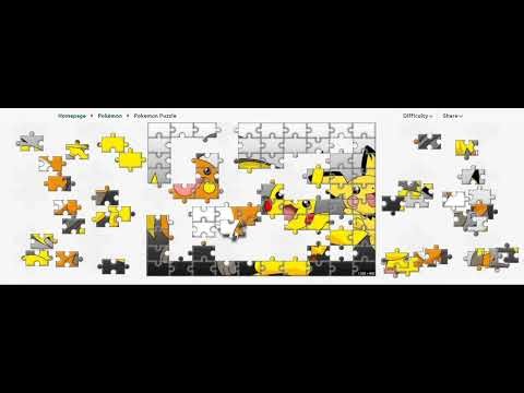 Pikachu puzzle #pokemon #pikachu #raichu #pichu #puzzle #game