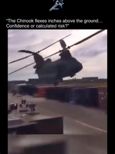 Chinook Helicopter Low Flight Skill or Overconfidence?