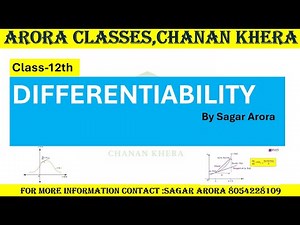 Class 12th Differentiability | Part 2 | Derivatives Rules with examples