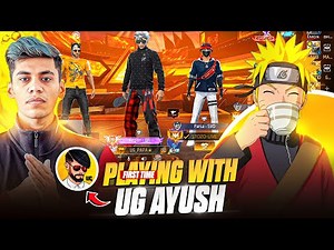 First Time Playing With UG AYUSH Unforgettable Moment With Ayush Bhai ❤‍🩹❗ #stozoff #freefire