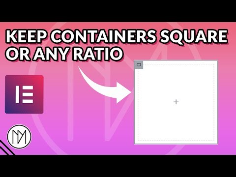 Keep Container Square Consistently - Elementor Tutorial - Wordpress