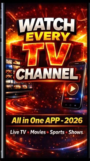 Best Live TV & Sports App 2026 – Watch All Channels FREE!