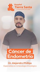 🎥 ¿Sabías que el cáncer de endometrio es uno de los más comunes en mujeres? El Dr. Alejandro Phillips, especialista en ginecología oncológica, te explica lo que debes saber sobre esta enfermedad y cómo una detección oportuna puede marcar la diferencia. Agenda tu consulta en Hospital Tierra Santa y da el paso hacia un cuidado ginecológico especializado y con calidez humana. 📍 Estamos ubicados en Blvd. Inglaterra 135. Col. La Cañada, Reynosa Tamps. 📱Citas/Urgencias 24 horas llamando al 899 924 