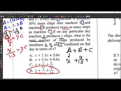 FULL Guide Chapter 30 "Word Problem Equation" from Q1-to-Q9 - calculator section