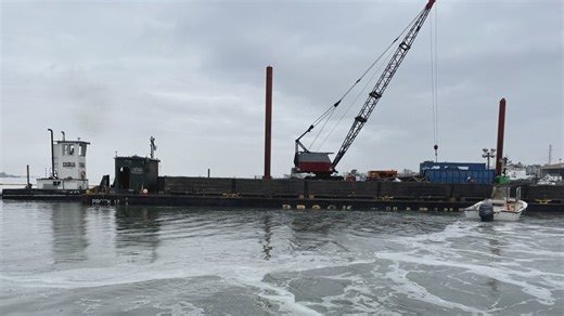 Portland Harbor dredging wraps up, restoring depth to aging piers