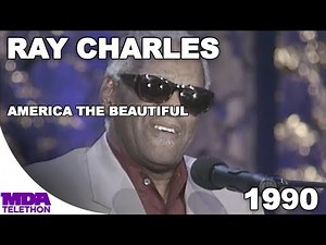 Ray Charles - America The Beautiful | 1990 | MDA Telethon