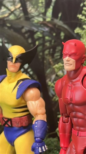 They Have No Idea They’re Being Watched… #predator #daredevil #wolverine #marvel #stopmotion #shorts