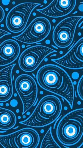 Simple Paisley Pattern Design On Procreate