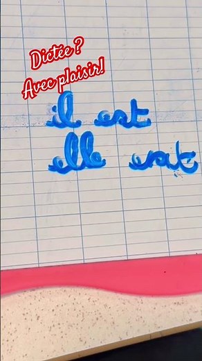 Astuces pour une petite dictée .#dictée #orthographe #ecole