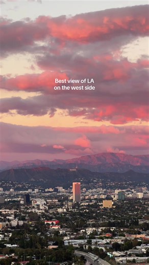 Gotta love the Baldwin Hills scenic overlook in Culver City !! #losangeles #pinkskies #culvercity #laviews #westla